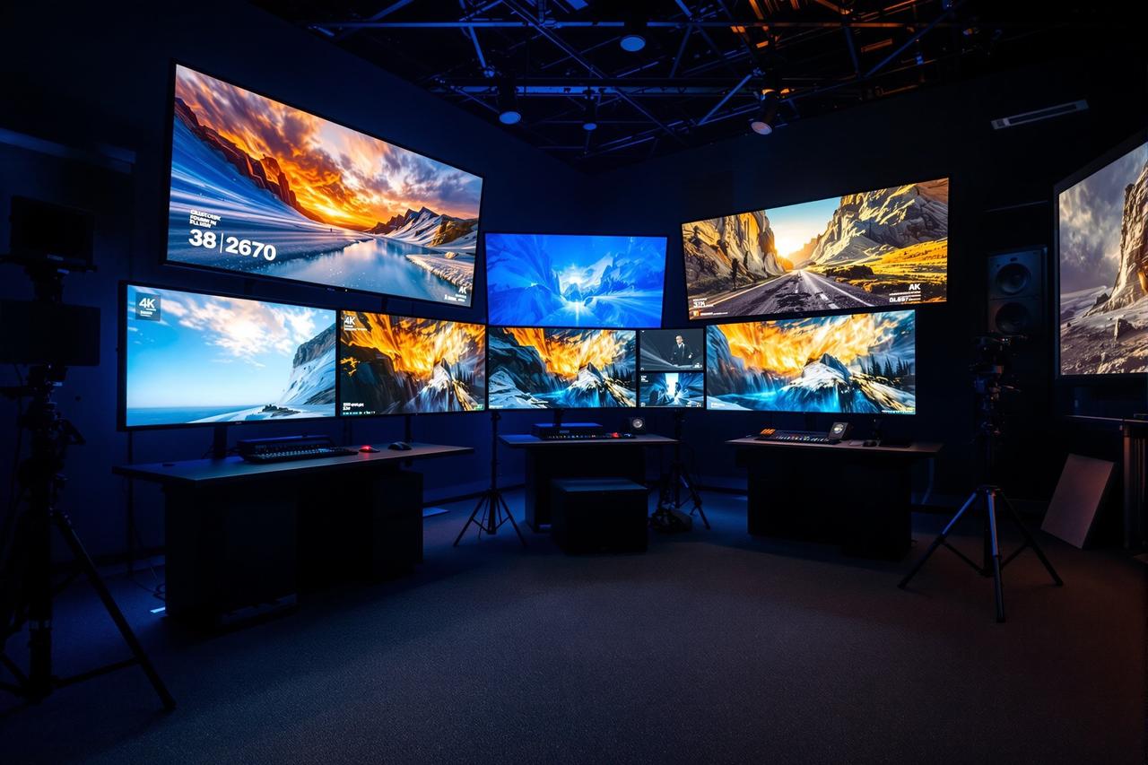 西瓜影院4K HDR全流程制作中心调色间内部